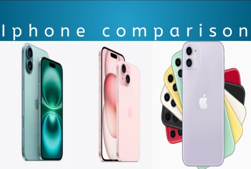 iPhone 11 vs iPhone 15 vs iPhone 16